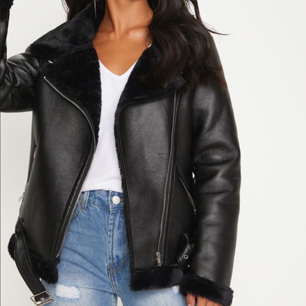 Petite Aviator Coat